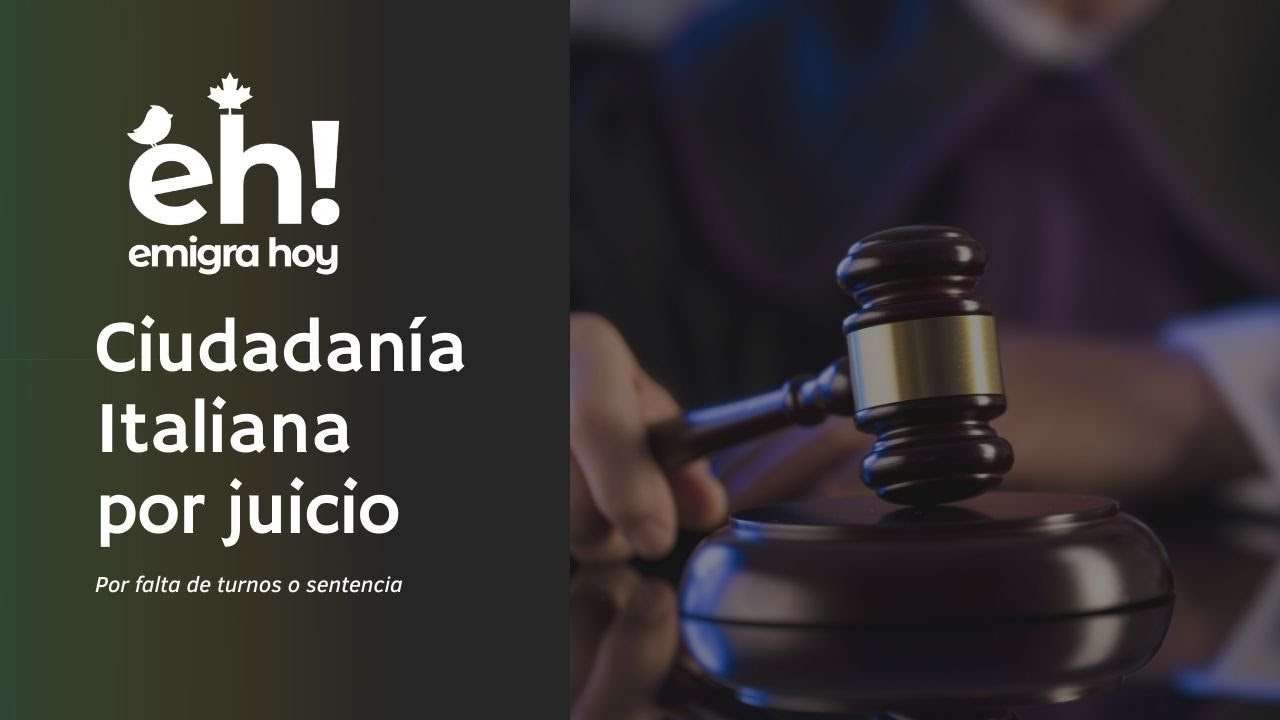 Ciudadanía italiana por Juicio_SENTENCIA POR ASCENDENCIA MATERNA_FALTA DE TURNOS